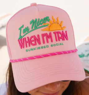 I'm Nicer When I'm Tan Trucker Hat