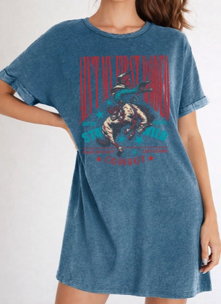 Ain't My First Rodeo Graphic Dress