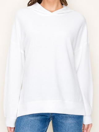 Karinna Cloudy Knit Hooded Top