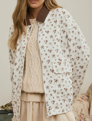 Helen Floral Denim Jacket