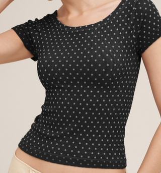 Nikibiki Reversible Polka Dot Top