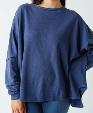 Christina  Oversized Long Sleeve Top