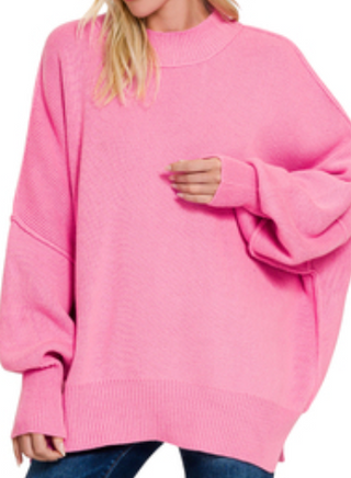 Kate Side Slit Oversized Sweater