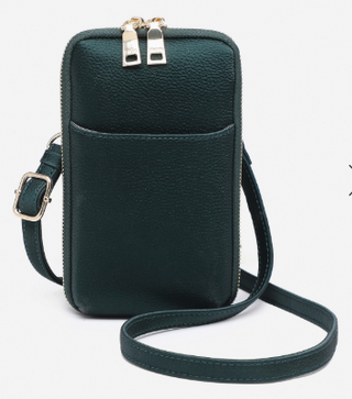 Double Zip Crossbody Wallet