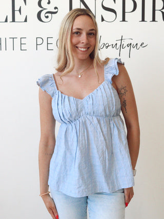 Margot Sweetheart Babydoll Top
