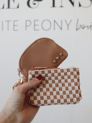 Wonderlust Dual Pouch Wristlet. *Final Sale*