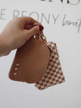 Wonderlust Dual Pouch Wristlet. *Final Sale*
