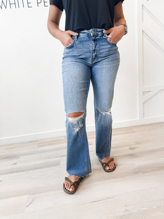 Vervet High Rise Wide Leg Jeans